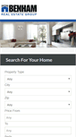 Mobile Screenshot of benhamrealestate.com
